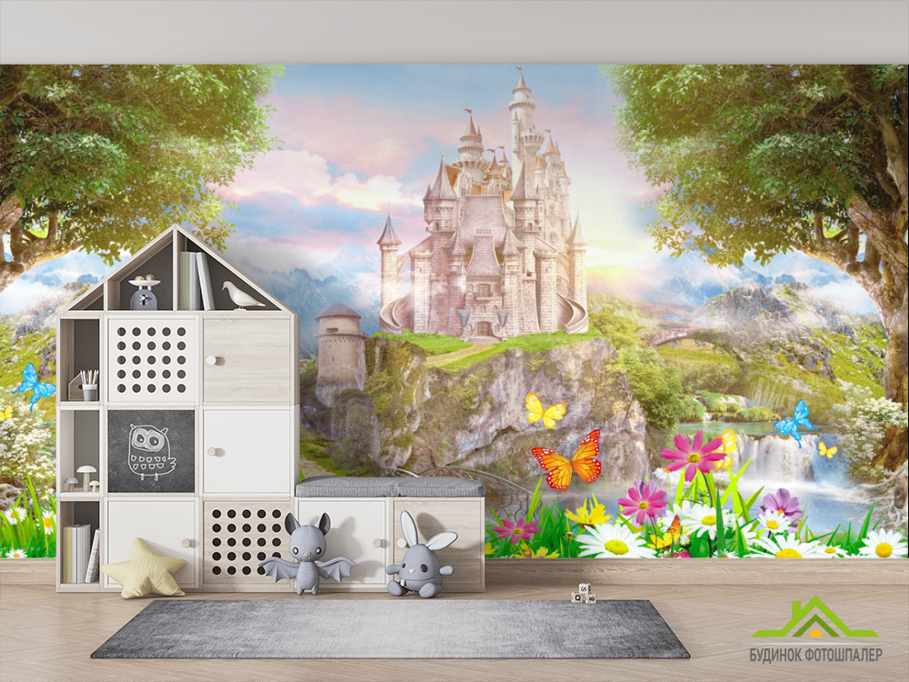 Фотообои Замок на поляне