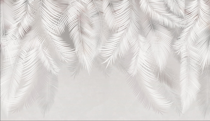 Фотошпалери гілочки з тоненьких листочків