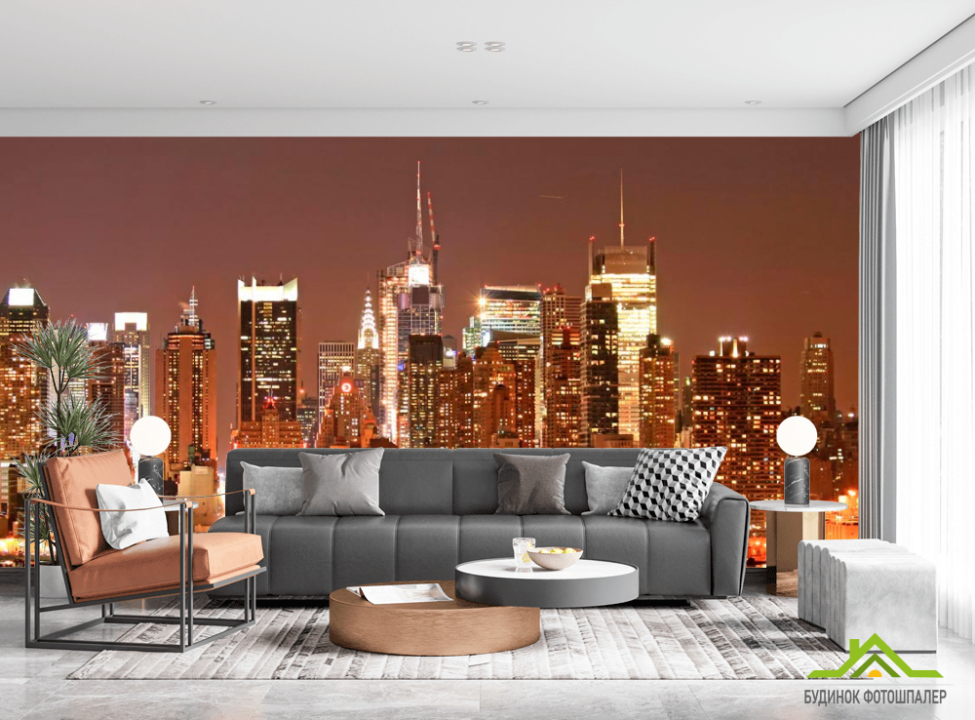 выбрать Фотообои Ночная набережная Фотообои Город на стену