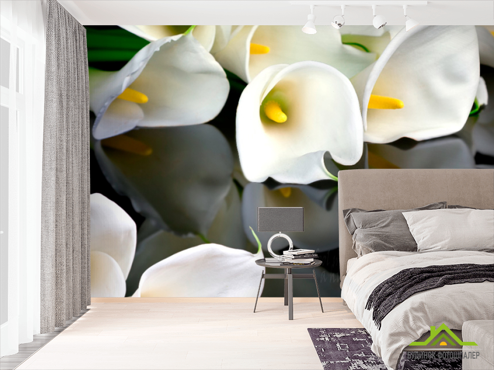 Фотообои 3D цветы