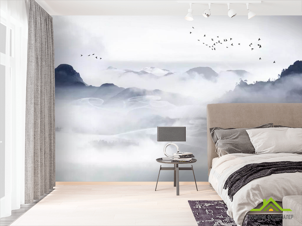 Фотообои Туманные горы