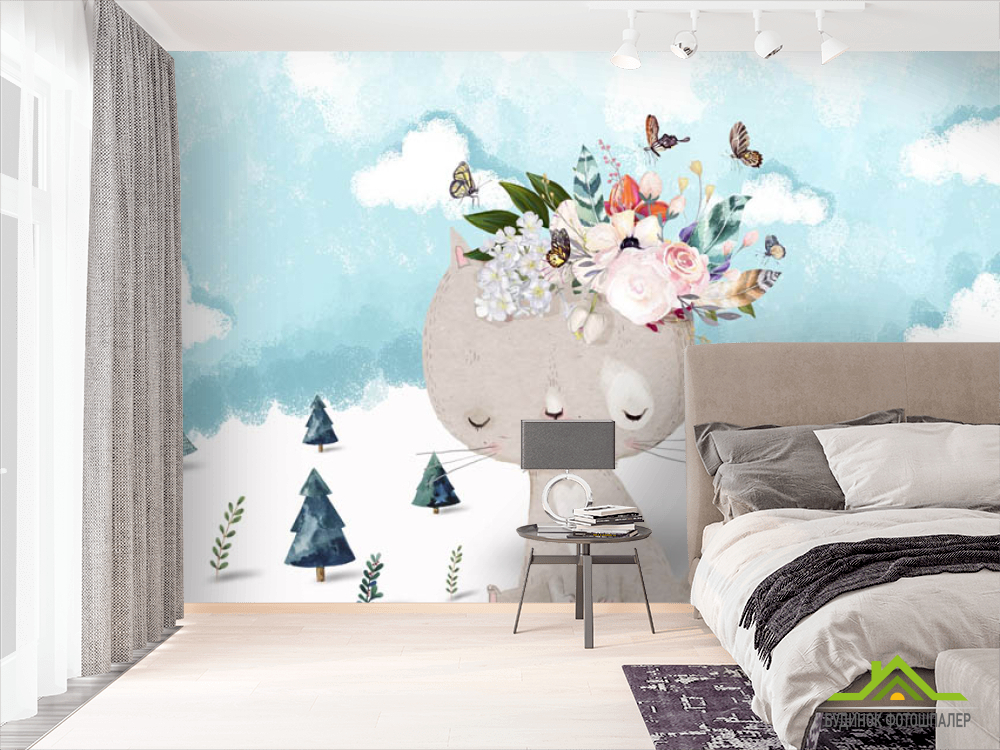 Фотошпалери котик