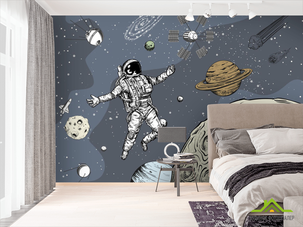Фотошпалери ксмонавт