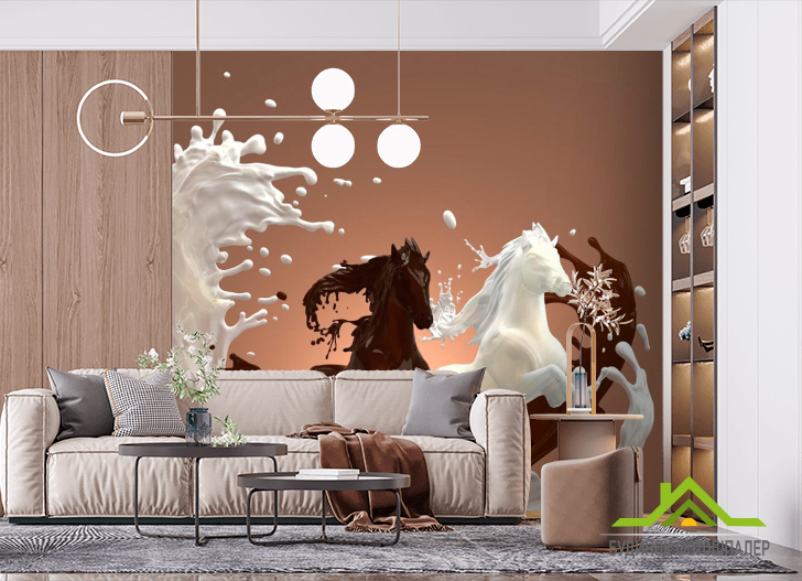 Фотошпалери Молоко, шоколад