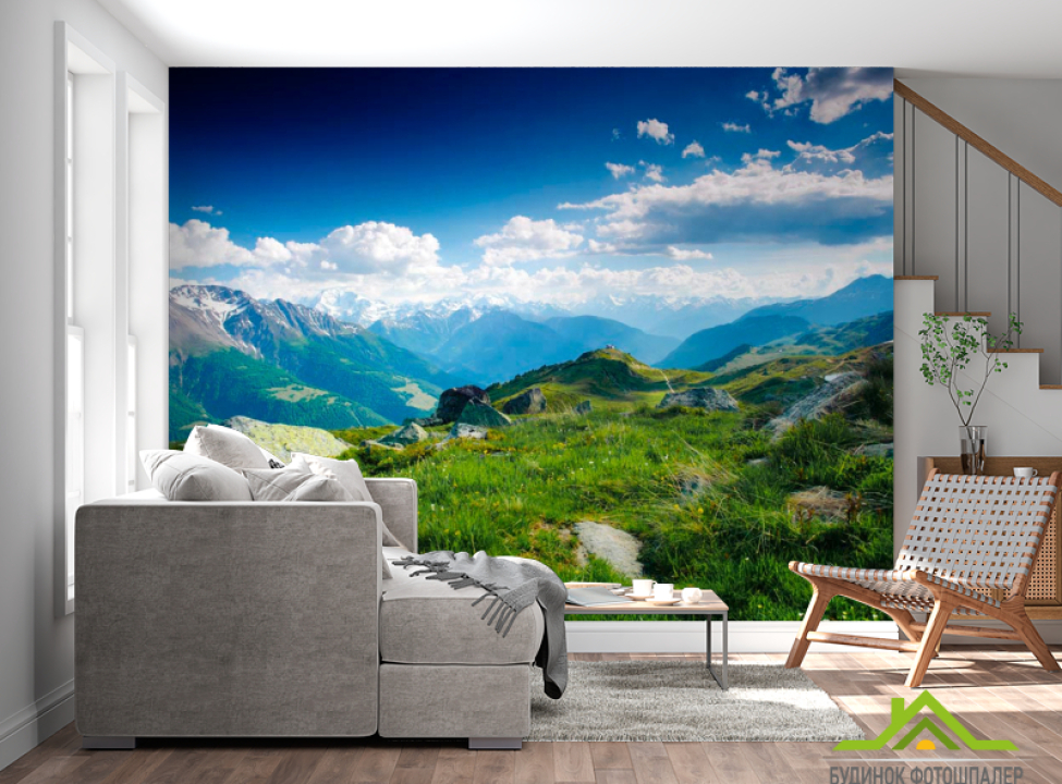 выбрать Фотошпалери Гірські нерівності Фотошпалери Гори на стіну