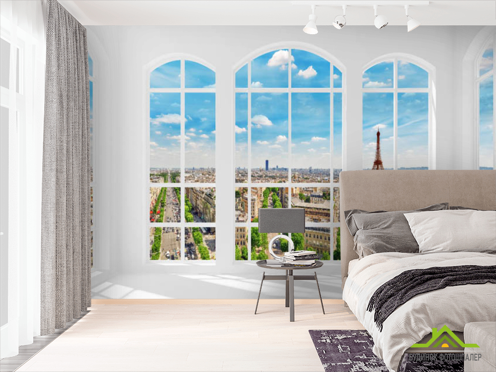 Фотошпалери Вид з вікна на Париж