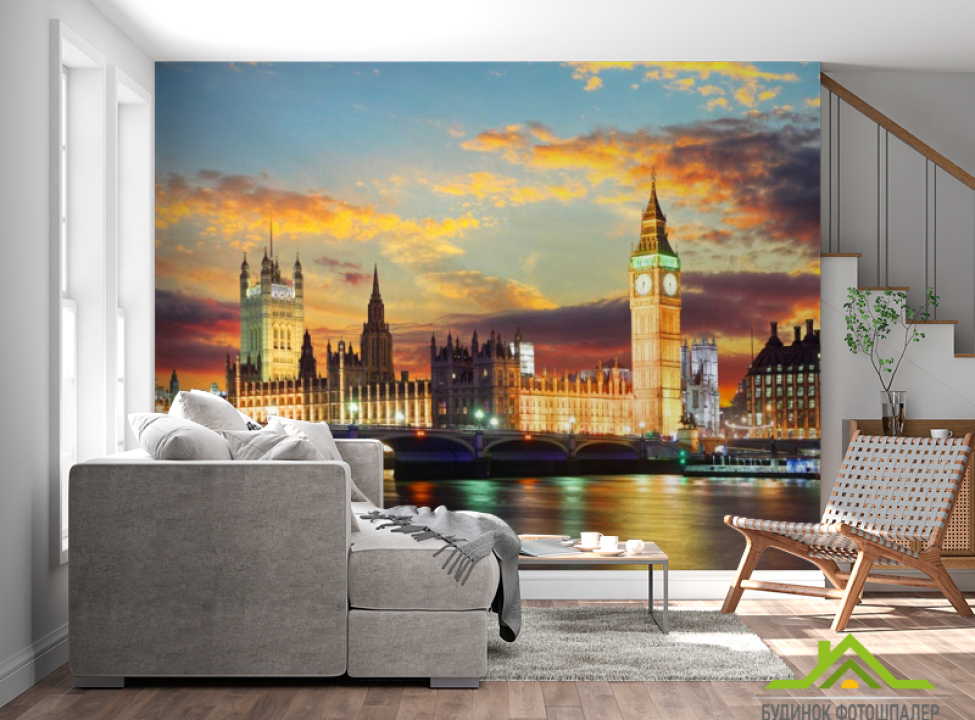 выбрать Фотошпалери вечірній Лондон Фотошпалери Місто на стіну