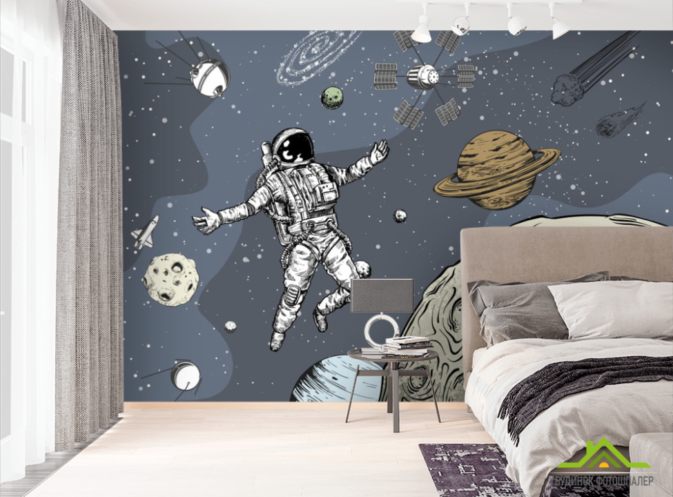 выбрать Фотошпалери ксмонавт Фотошпалери Космос на стіну