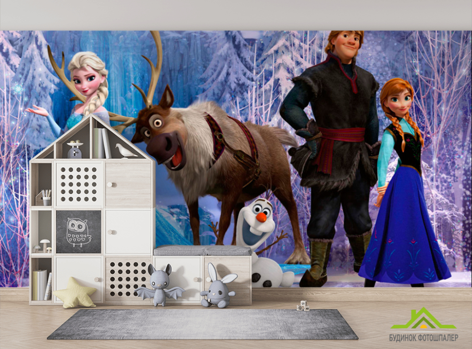 выбрать Фотошпалери Кам'яне серце головні герої Фотошпалери Холодне Серце на стіну