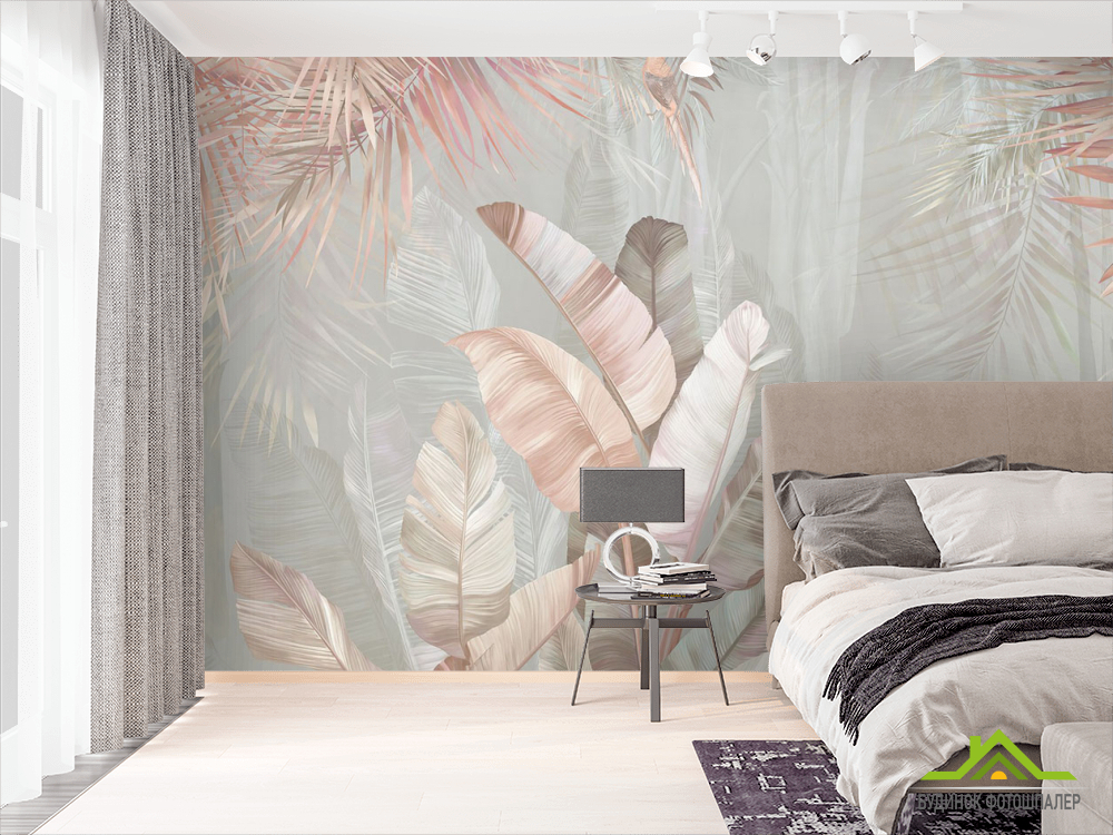 Фотошпалери тропічні листя