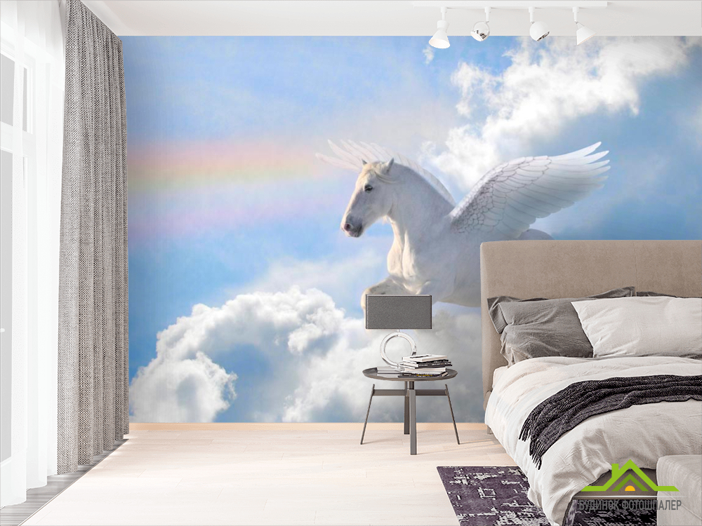 Фотообои Летающий пегас