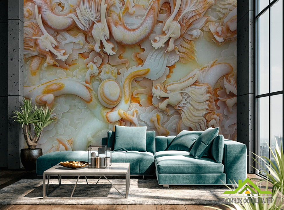 выбрать Фотообои 3 д Фотошпалери 3Д барельєф на стіну