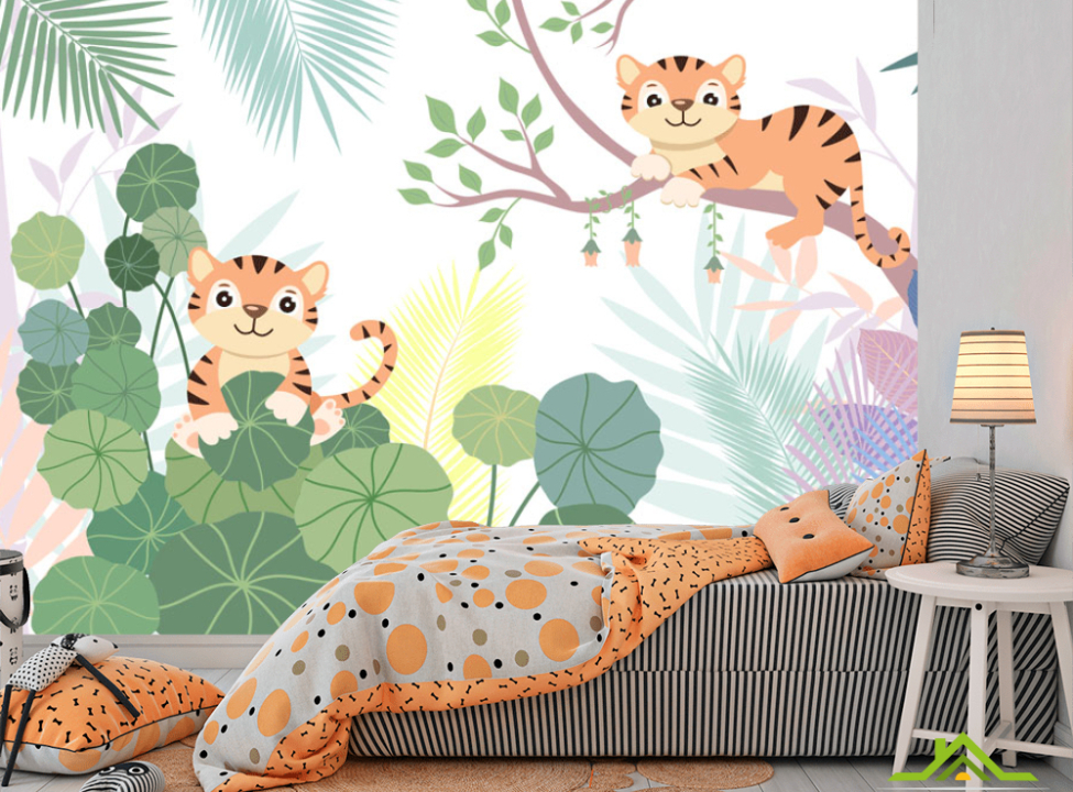 выбрать Фотообои Тигрята Фотообои в детскую на стену