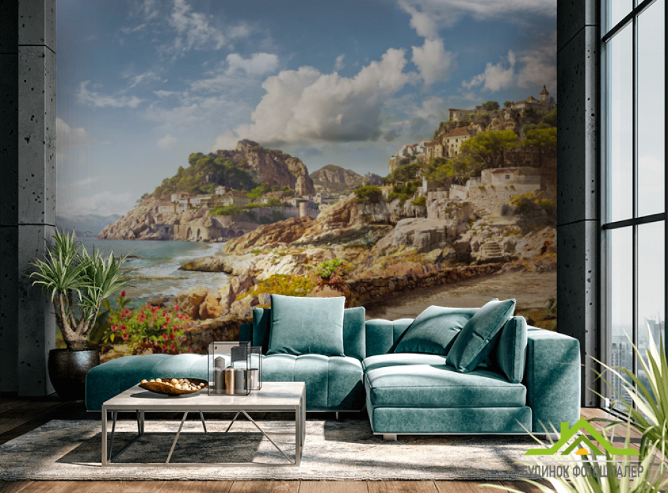 выбрать Фотошпалери Стародавні вулички Фотошпалери Фрески на стіну