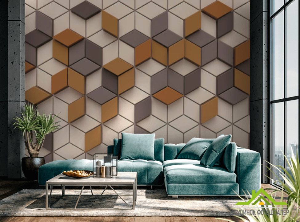 выбрать Фотошпалери геометрія Фотошпалери різні на стіну