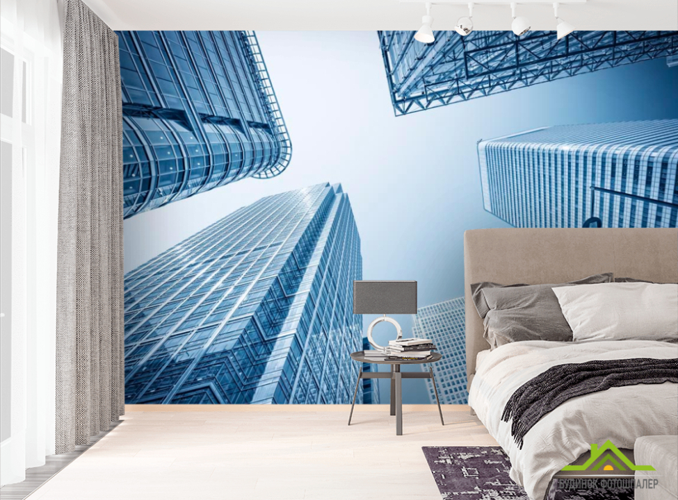 выбрать 3д фотообои Здания Фотообои Хай Тек на стену