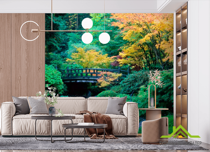 Фотошпалери Міст через водойму