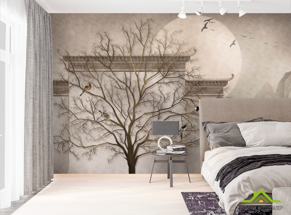 выбрать Фотошпалери дерево і птиці Фотошпалери різні на стіну
