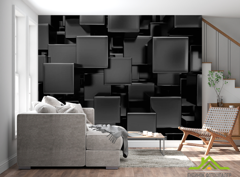 выбрать Фотообои 3д кубы Фотообои Хай Тек на стену