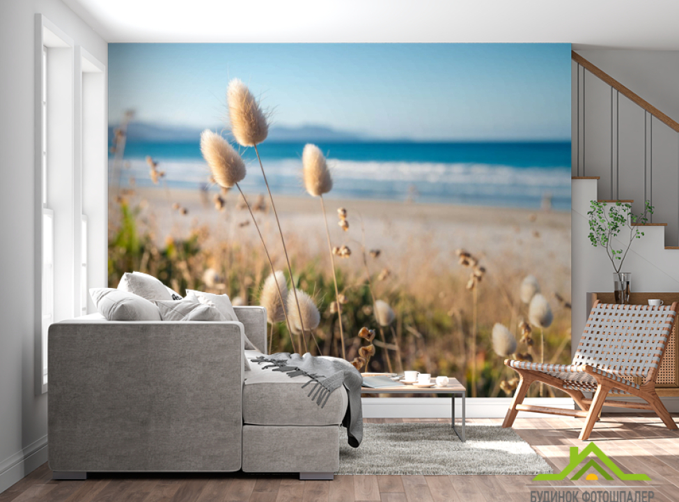 выбрать Фотошпалери сухоцвіти біля моря Фотошпалери Природа на стіну