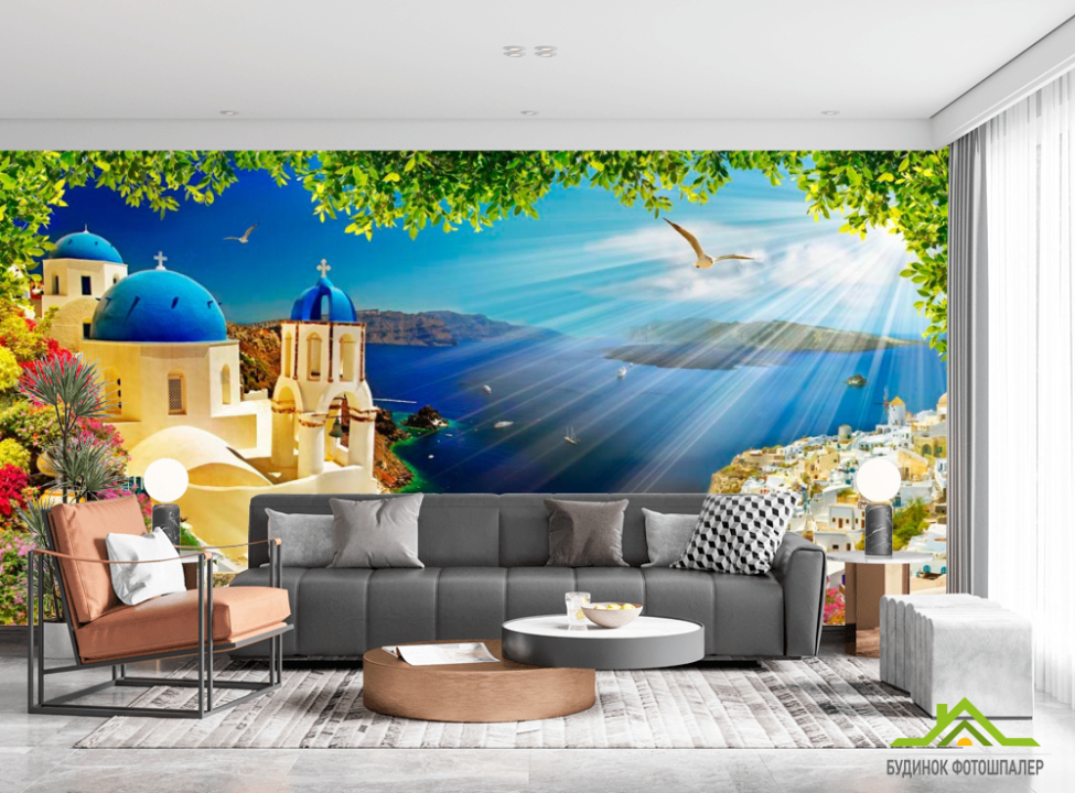 выбрать Фотошпалери Вид на гори Фотошпалери Фрески на стіну