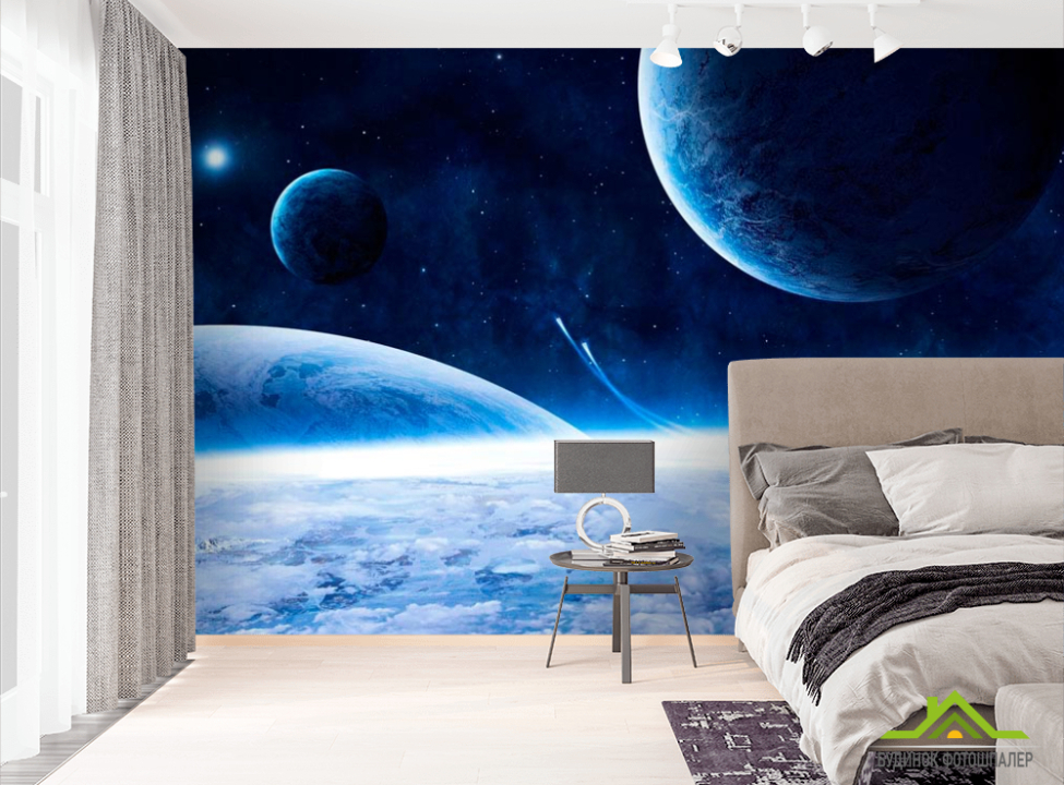 выбрать Фотообои Космос, горизонт Фотообои Космос на стену
