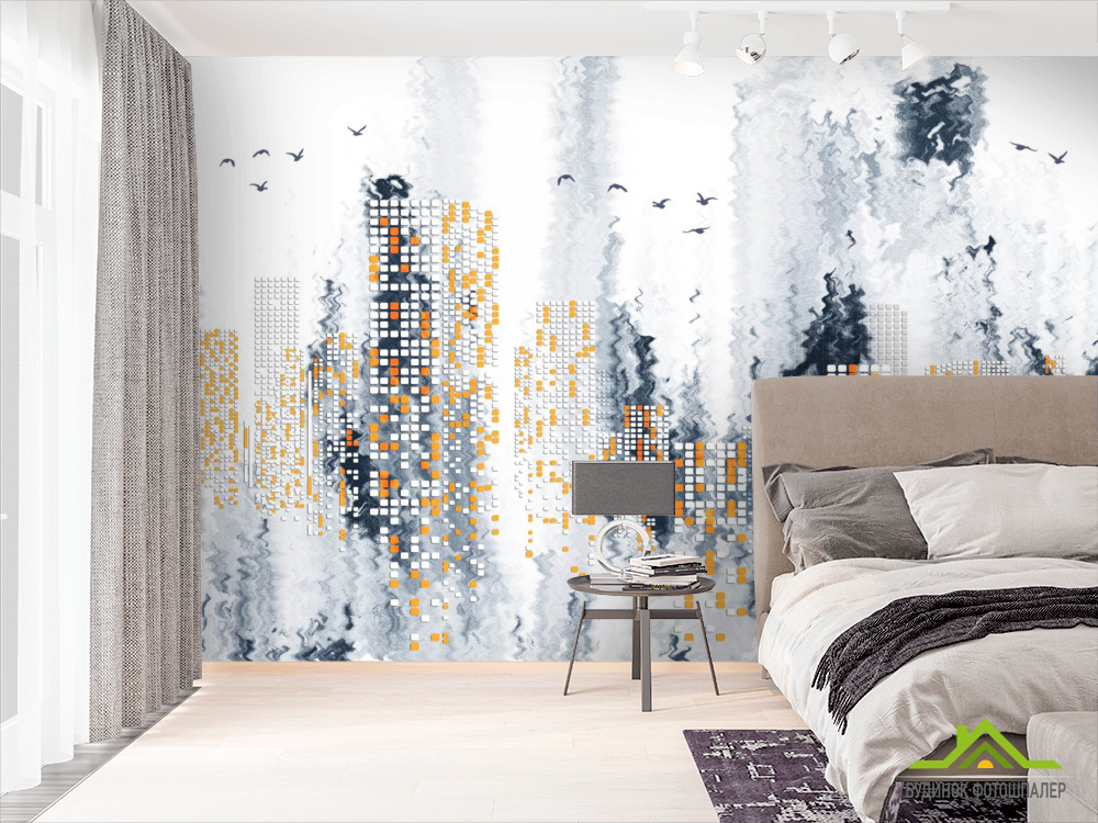 Фотошпалери 3Д висотки міста