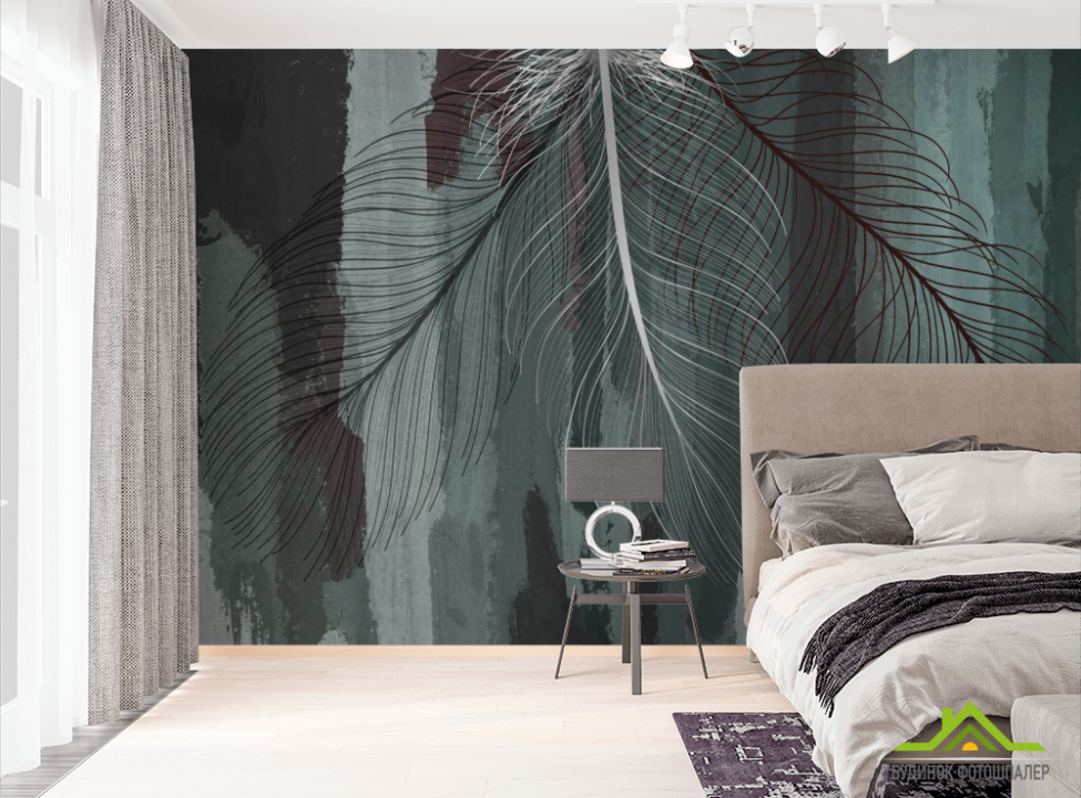выбрать Фотошпалери Пір'я векторні Фотошпалери пір'я на стіну