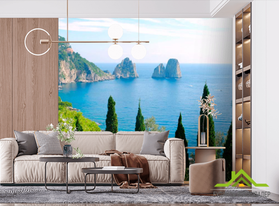 выбрать Фотообои Морской залив Фотообои Море на стену