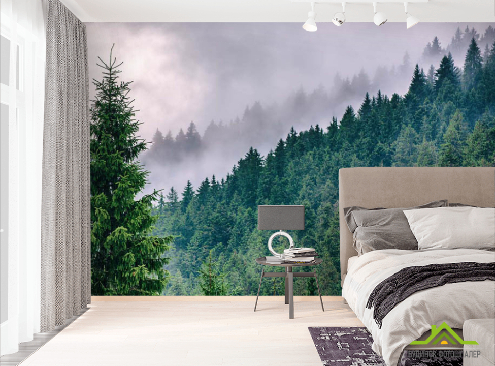 выбрать Фотообои Туманные горы Фотообои Природа на стену
