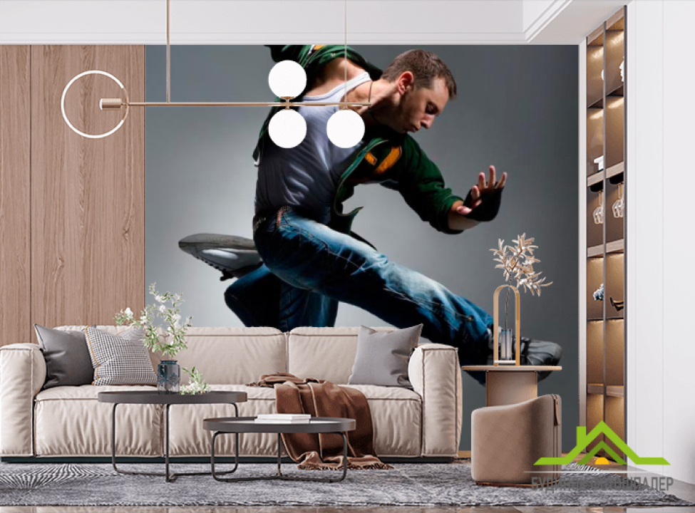 выбрать Фотообои Спортивный танцор Фотообои Спорт на стену