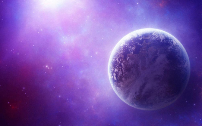 Фотообои Земля и звезды