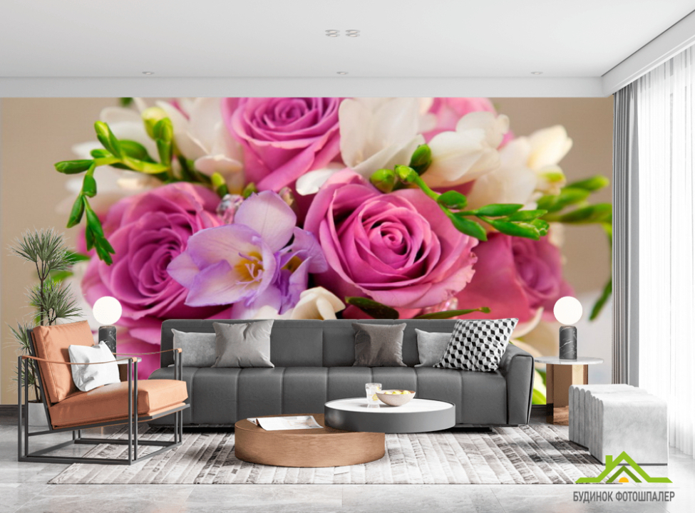 выбрать Фотообои Букет роз Фотообои Цветы на стену