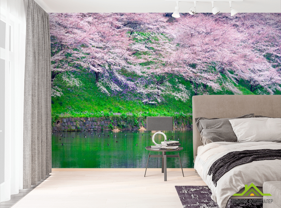 выбрать Фотообои Цветы над водой Фотообои лес на стену