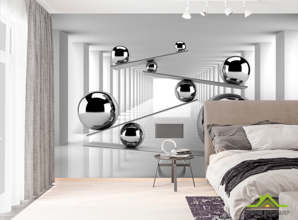 выбрать Фотошпалери 3D кулі Фотошпалери 3Д на стіну