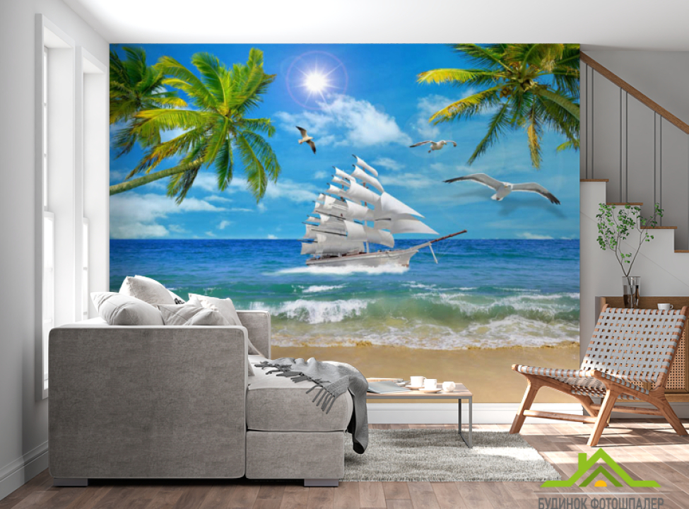 выбрать Фотошпалери корабель Фотошпалери різні на стіну