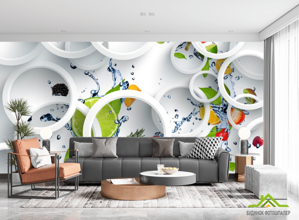 выбрать Фотообои 3д фрукты Фотообои Еда и напитки на стену