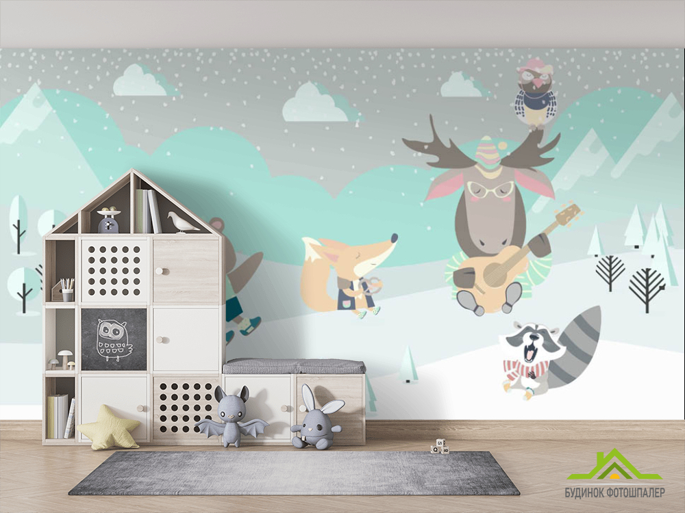 Фотообои Лестные жители