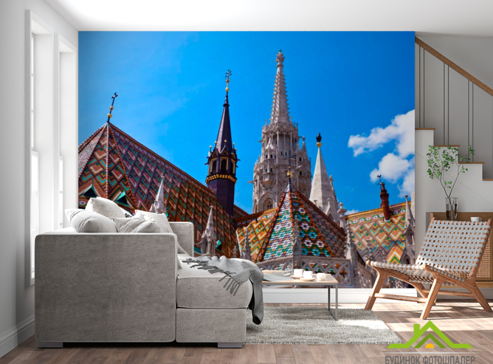 выбрать Фотошпалери Церковний замок Фотошпалери Архітектура на стіну