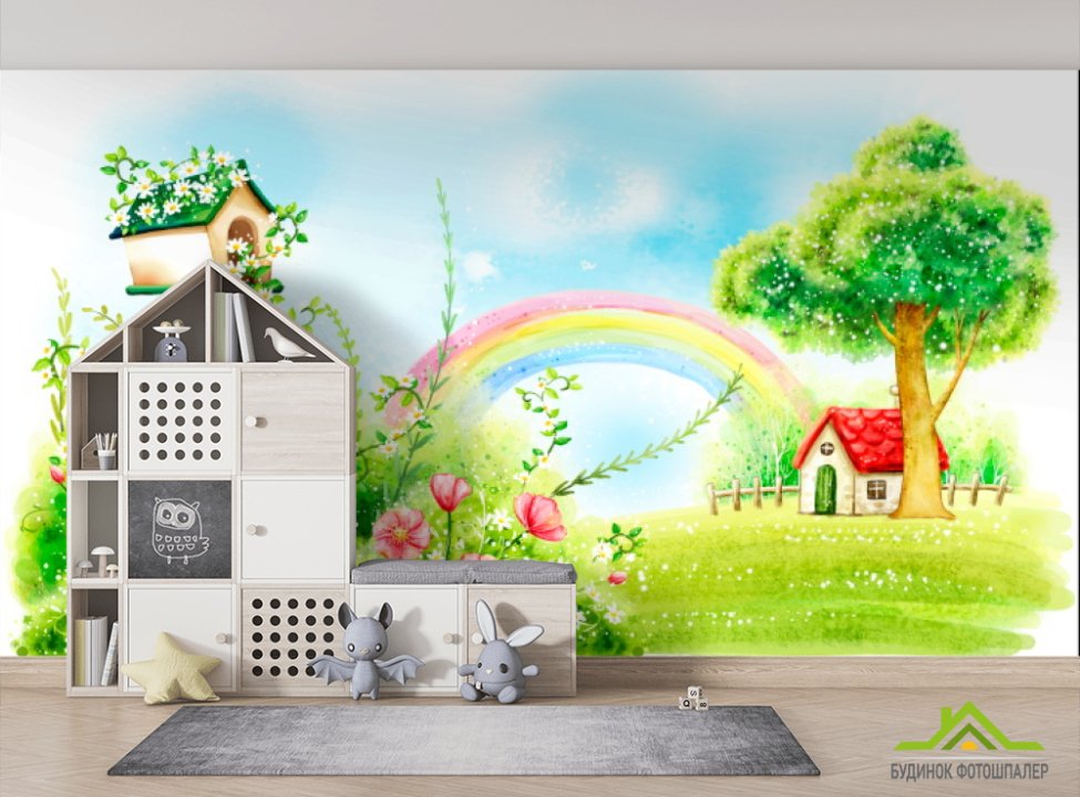 выбрать Фотошпалери Веселка  на стіну