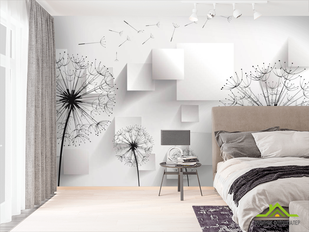 Фотошпалери Векторні кульбаби