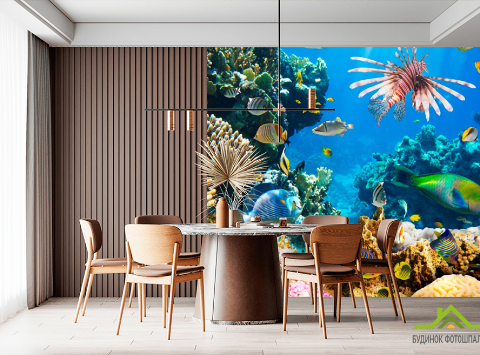 выбрать Фотошпалери Підводні корали Фотошпалери Риби і море на стіну