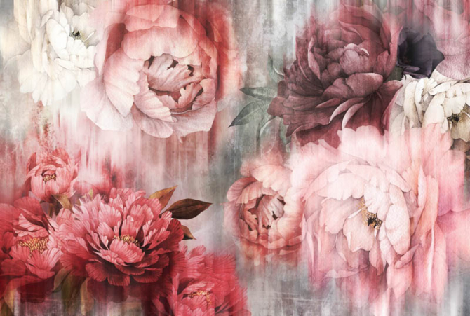 Фотошпалери півонії