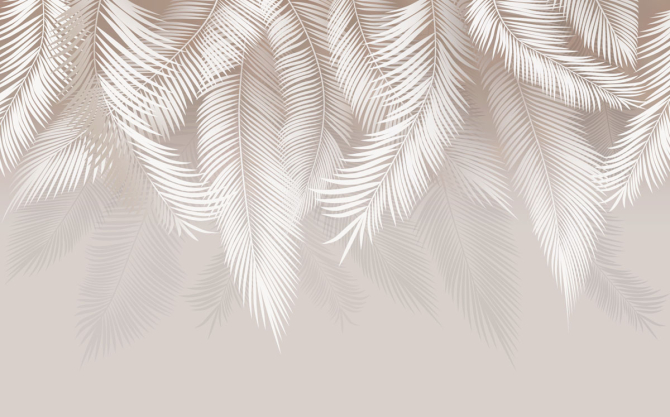 Фотошпалери тропічні листя