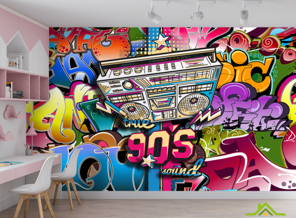 выбрать Фотообои Графити для подростка Фотообои в детскую на стену