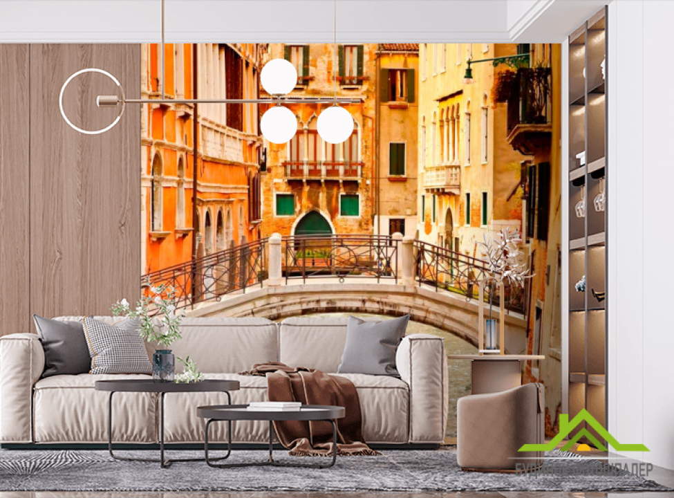 выбрать Фотообои Мост в Венеции Фотообои мостик на стену