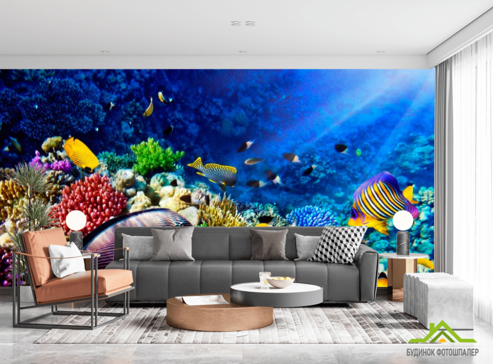 выбрать Фотообои Рыбы в глубине Фотообои Рыбы и море на стену