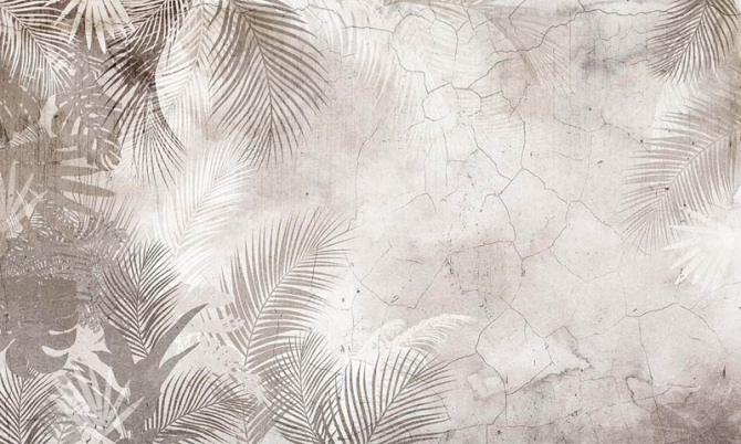 Фотошпалери бежеві листя