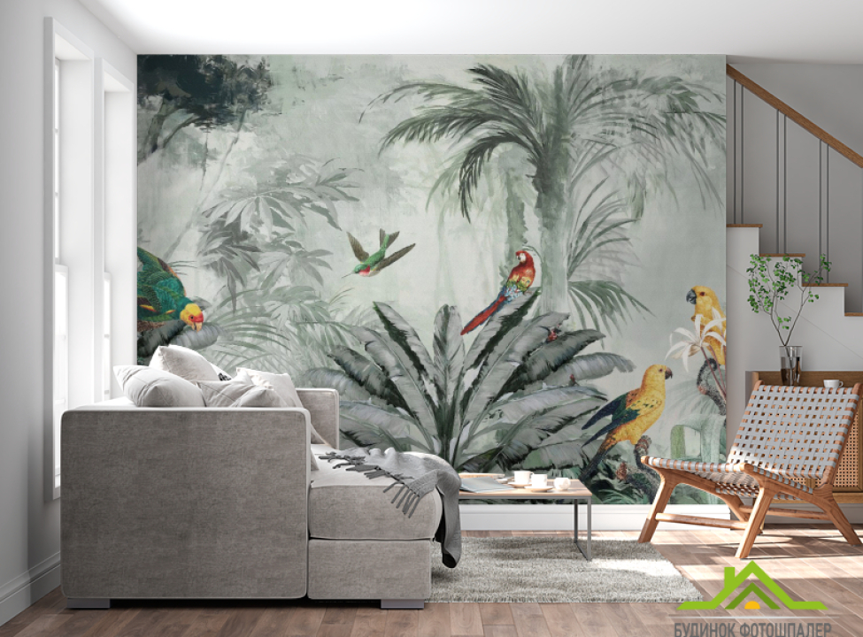 выбрать Фотообои Тропические листья Фотообои тропические листья на стену