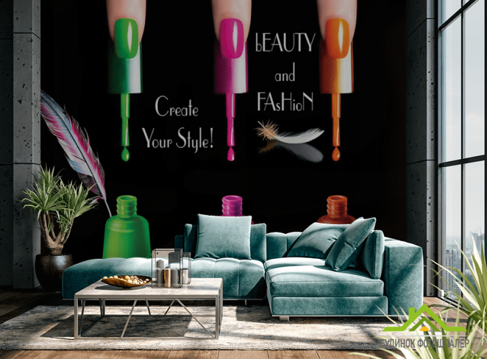 выбрать Фотообои Для маникюрного салона Фотообои в салон красоты на стену